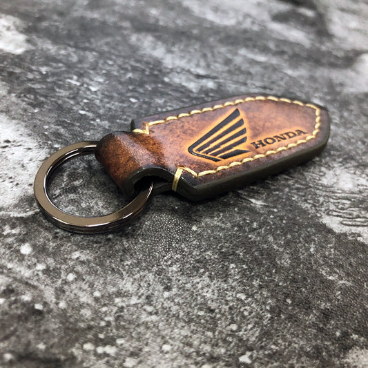HONDA RIDING GEAR : Smart-Schlüsselanhänger aus Leder [0SYEPY9KKF]