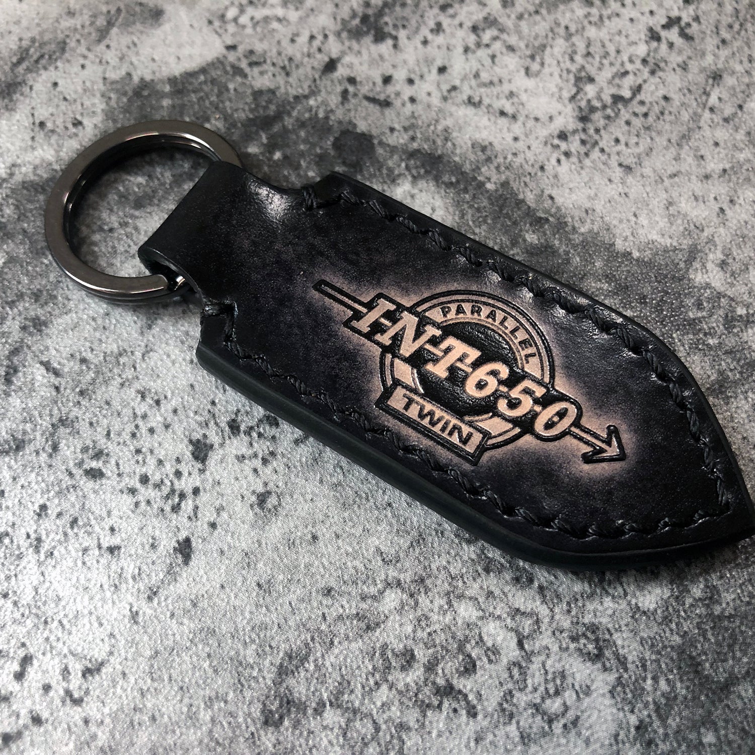 Royal Enfield Interceptor 650, Motorcycle leather keychain in